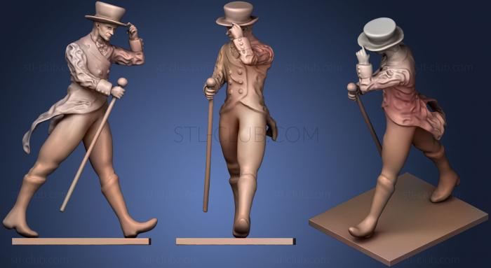 3D model Johnnie Walker (STL)